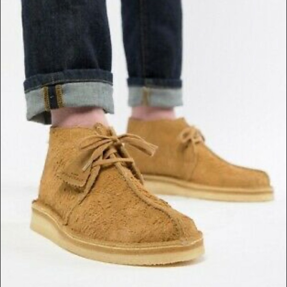 Clarks Desert Trek Hi oak suede